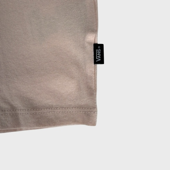 Vans Cropped Logo T-Shirt in Soft Pink - Picture 6 of 10